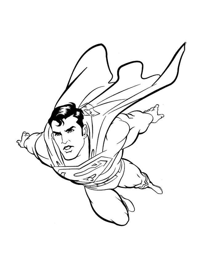 free superman coloring pages for kids Coloring4free