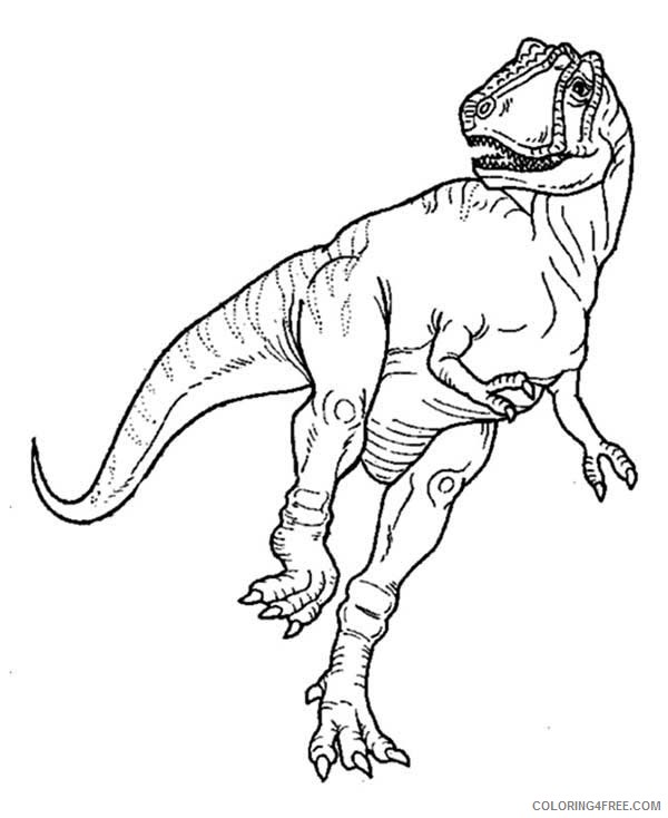 free t rex coloring pages to print Coloring4free