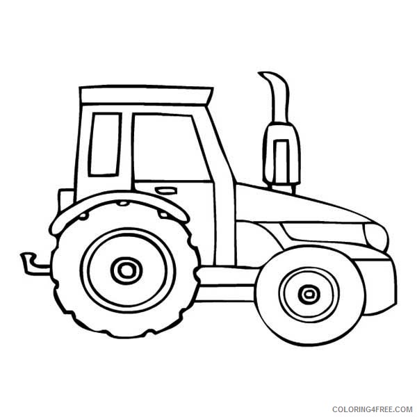 free tractor coloring pages for kids Coloring4free