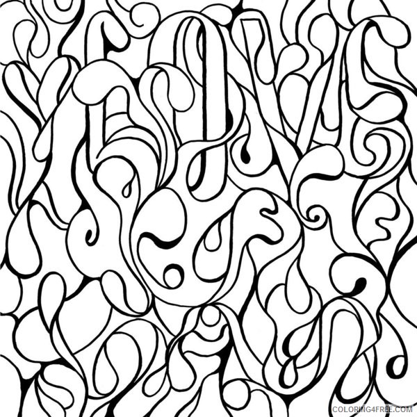 free trippy coloring pages to print Coloring4free