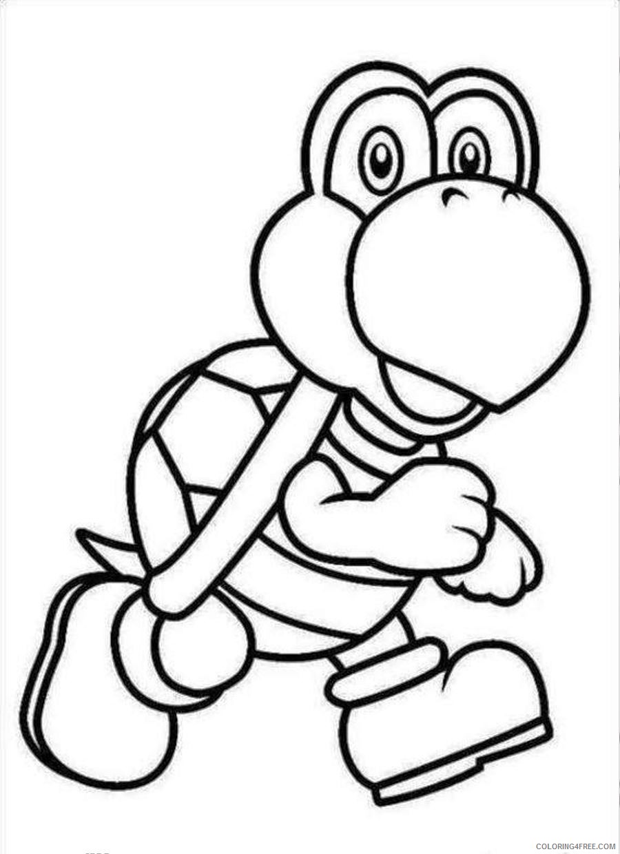 free turtle coloring pages for kids Coloring4free