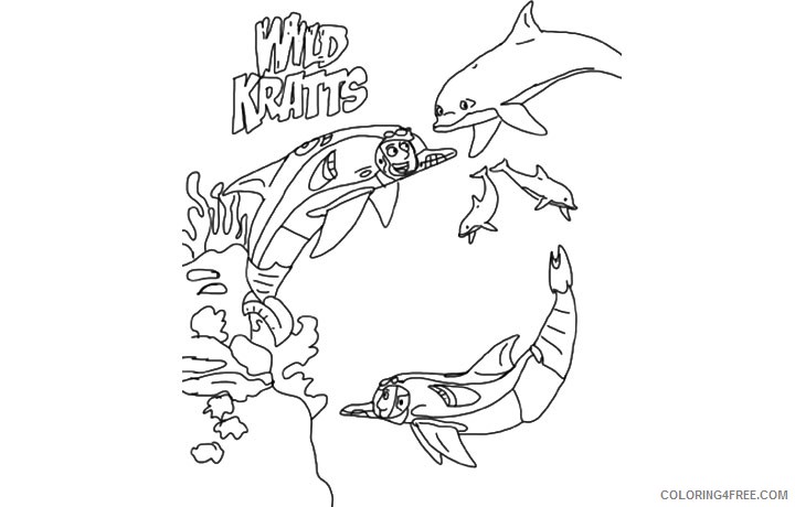 free wild kratts coloring pages to print Coloring4free