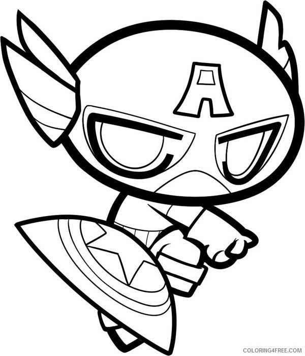 funny captain america coloring pages for kids Coloring4free
