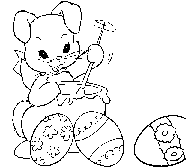 funny easter coloring pages Coloring4free