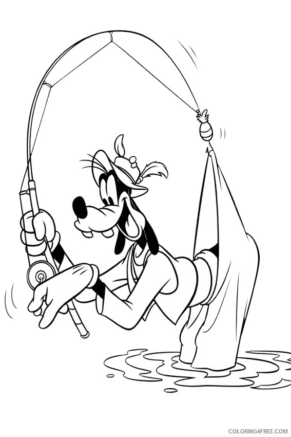 funny goofy coloring pages Coloring4free