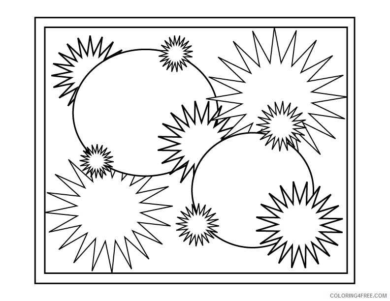 geometric coloring pages solar system Coloring4free