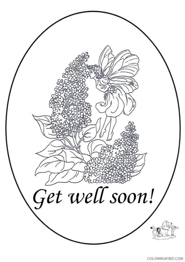 get well soon coloring pages to print Coloring4free
