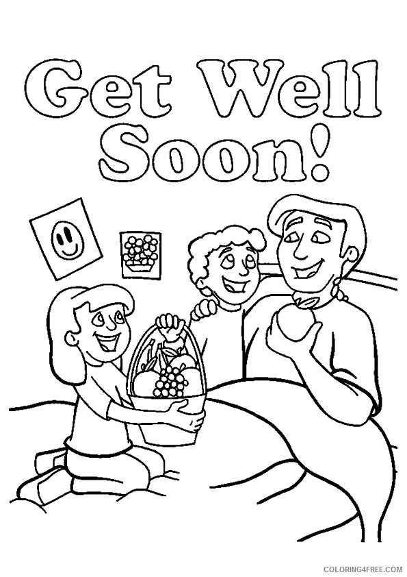 get well soon daddy coloring pages Coloring4free