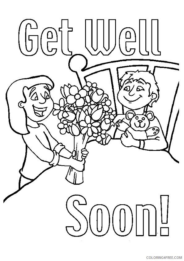 get well soon friend coloring pages Coloring4free