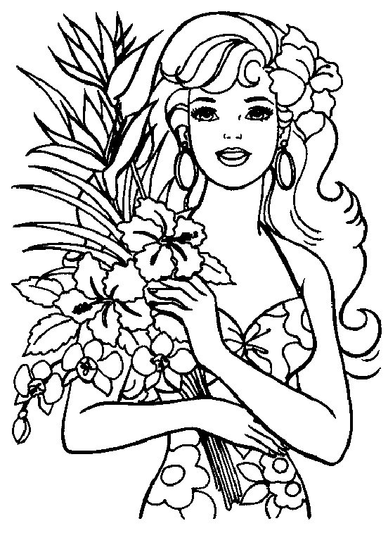 girl coloring pages for teens Coloring4free