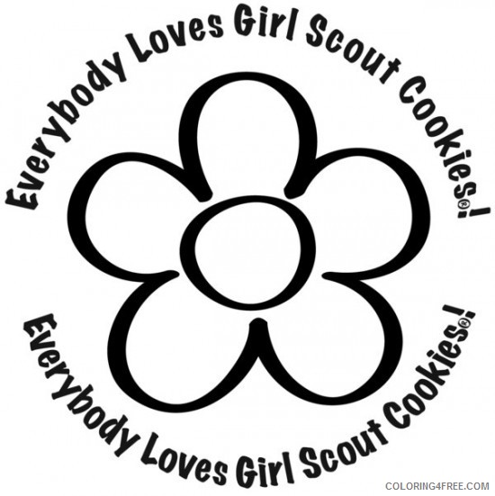 girl scout coloring pages free printable Coloring4free
