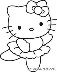 girls coloring pages hello kitty Coloring4free