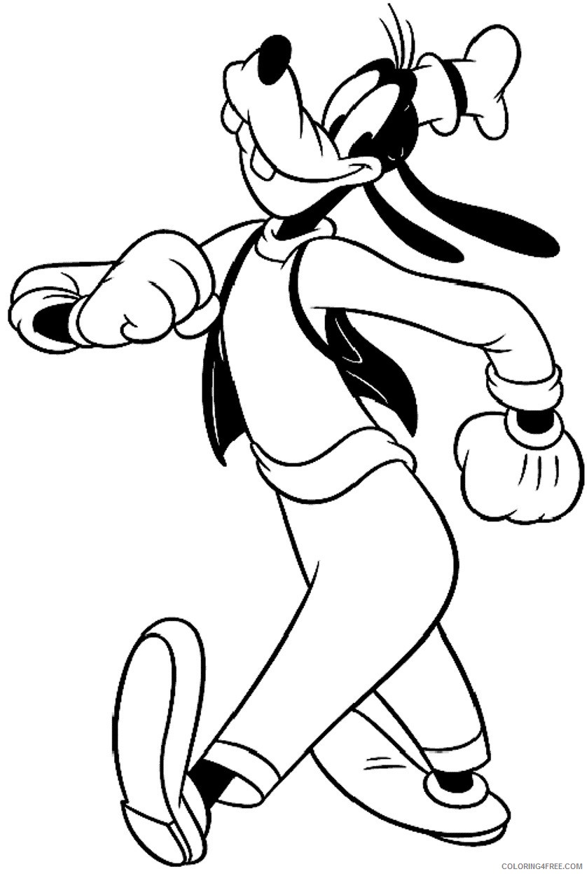 goofy coloring pages printable Coloring4free