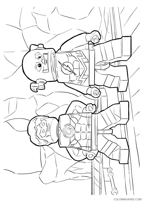 green lantern coloring pages lego Coloring4free