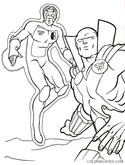 green lantern corps coloring pages Coloring4free