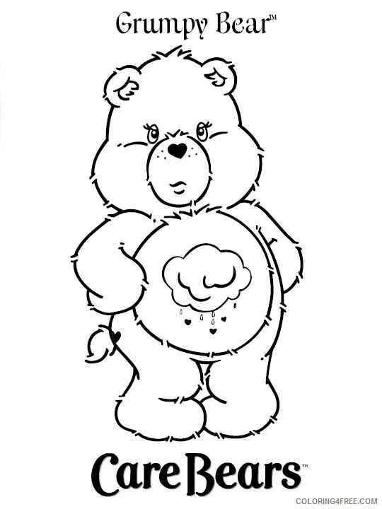 grumpy care bears coloring pages Coloring4free