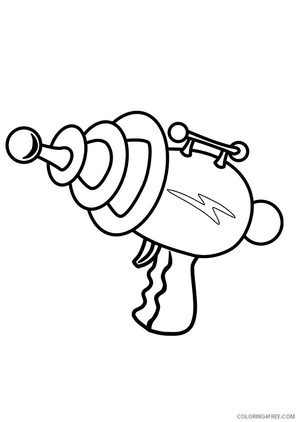 gun coloring pages for kids Coloring4free