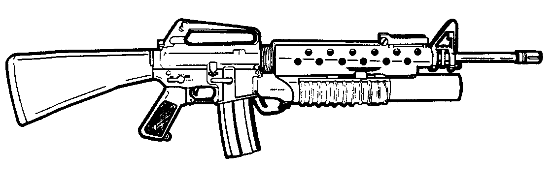 gun coloring pages rifle Coloring4free