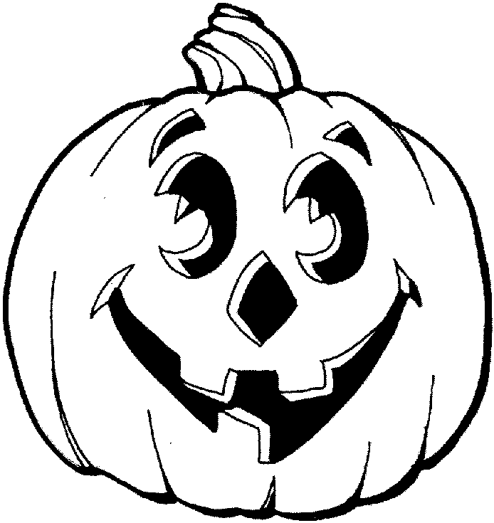 halloween pumpkin coloring pages free to print Coloring4free