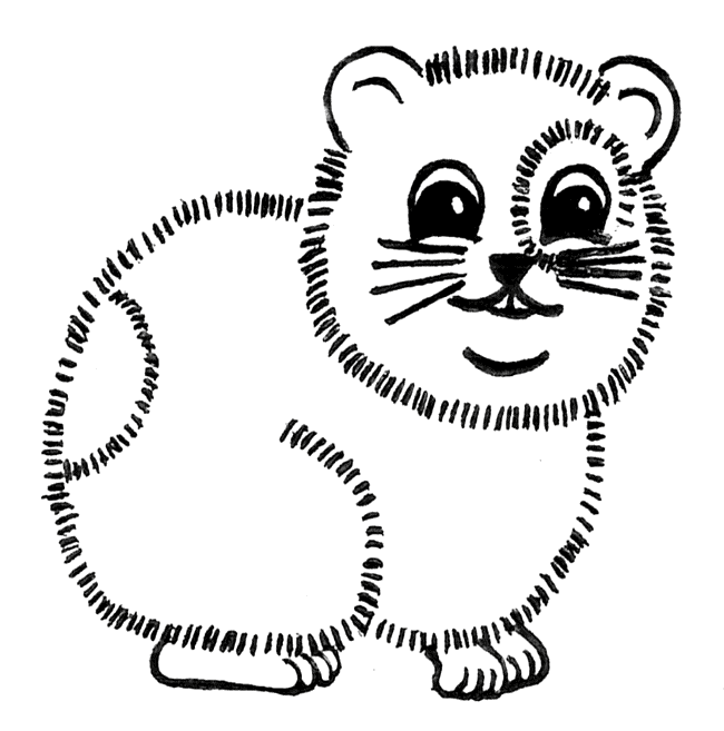 hamster coloring pages for kids Coloring4free