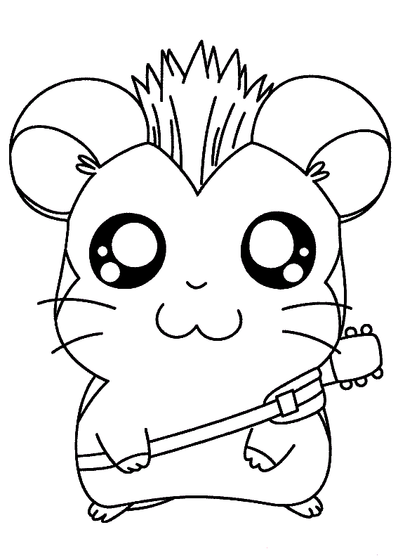hamster coloring pages printable Coloring4free