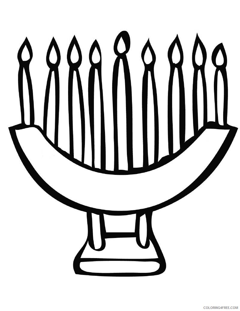hanukkah coloring pages for toddler Coloring4free