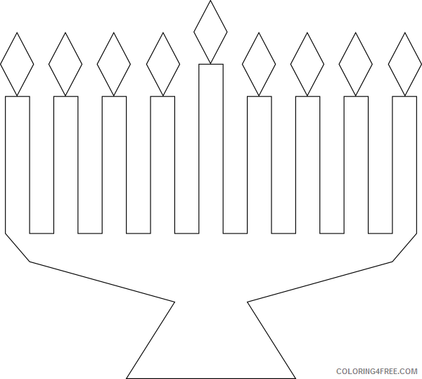 hanukkah coloring pages for toddlers Coloring4free