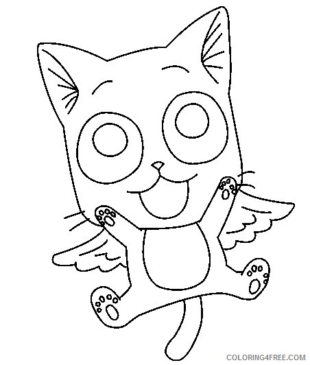happy fairy tail coloring pages Coloring4free