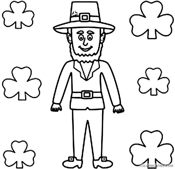 happy st patricks day coloring pages free to print Coloring4free