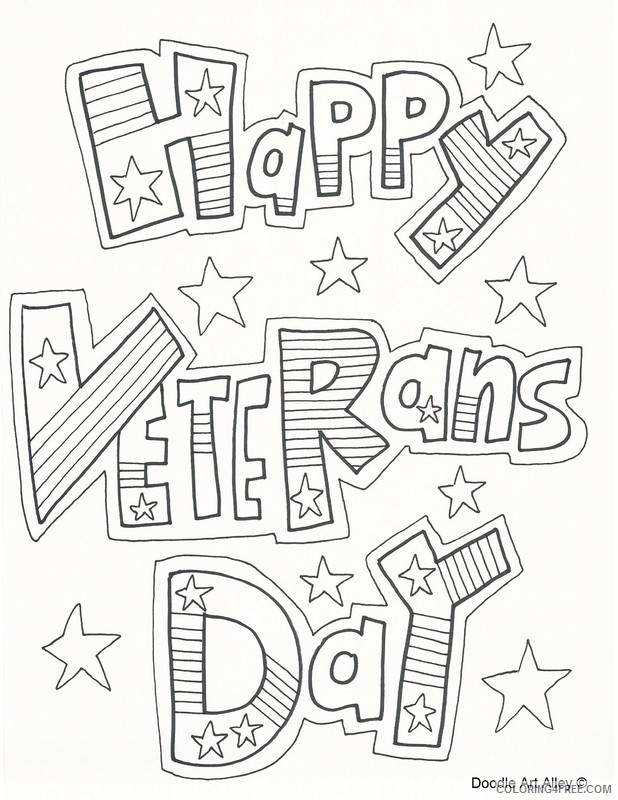 happy veterans day coloring pages Coloring4free