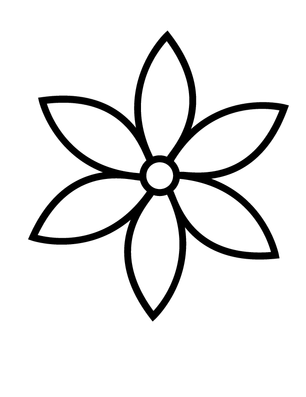 hawaiian flower coloring pages Coloring4free
