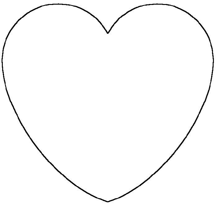 heart shape coloring pages Coloring4free