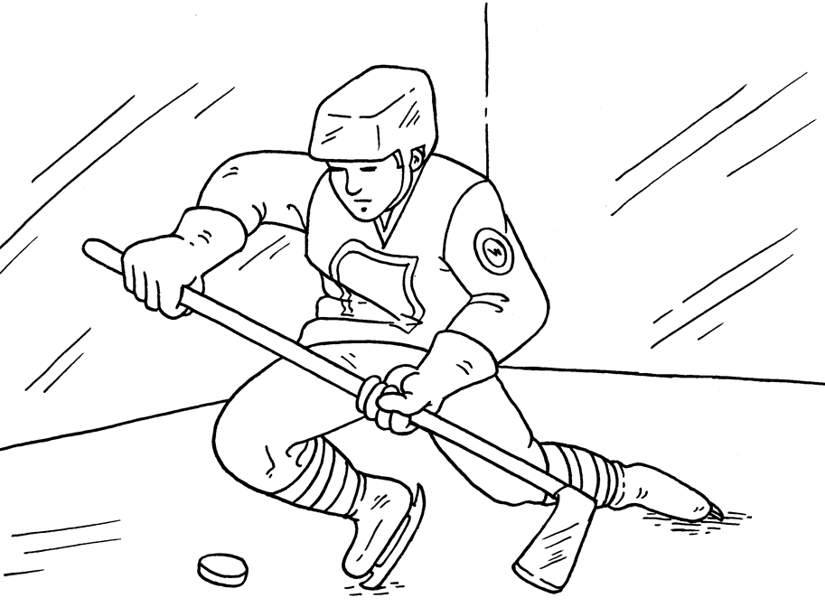 hockey coloring pages printable Coloring4free