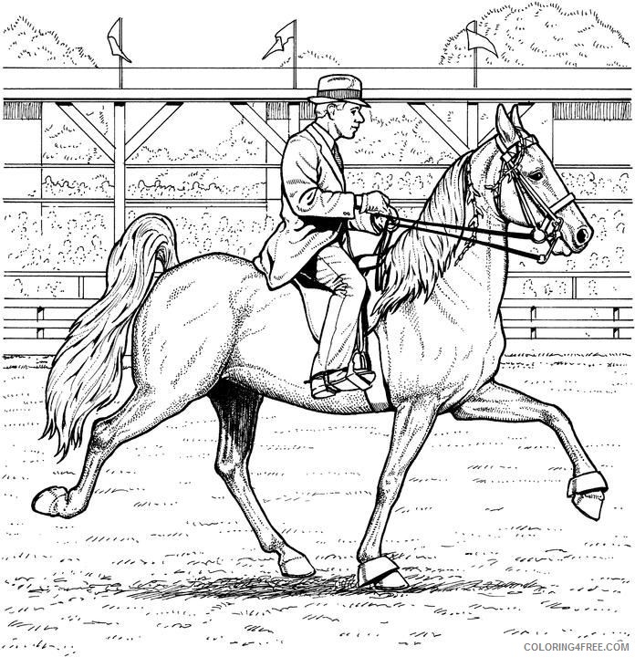 horse coloring pages contest Coloring4free