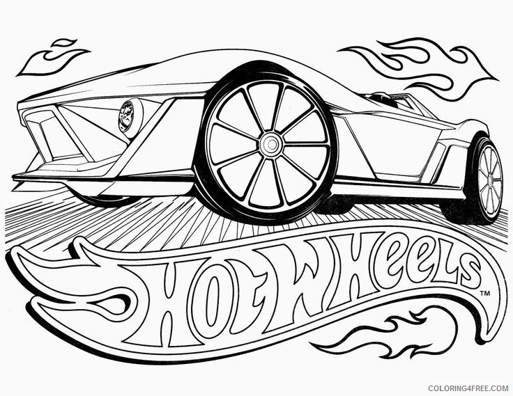 hot wheels coloring pages printable Coloring4free