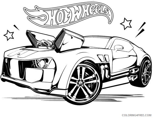 hot wheels coloring pages team red car Coloring4free