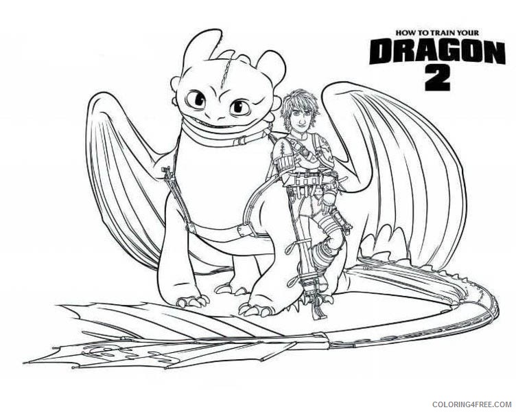 how to train your dragon 2 coloring pages Coloring4free