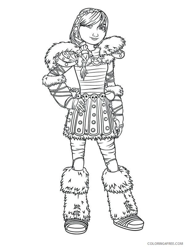 how to train your dragon 2 coloring pages astrid Coloring4free