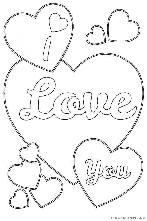 i love you coloring pages cute Coloring4free