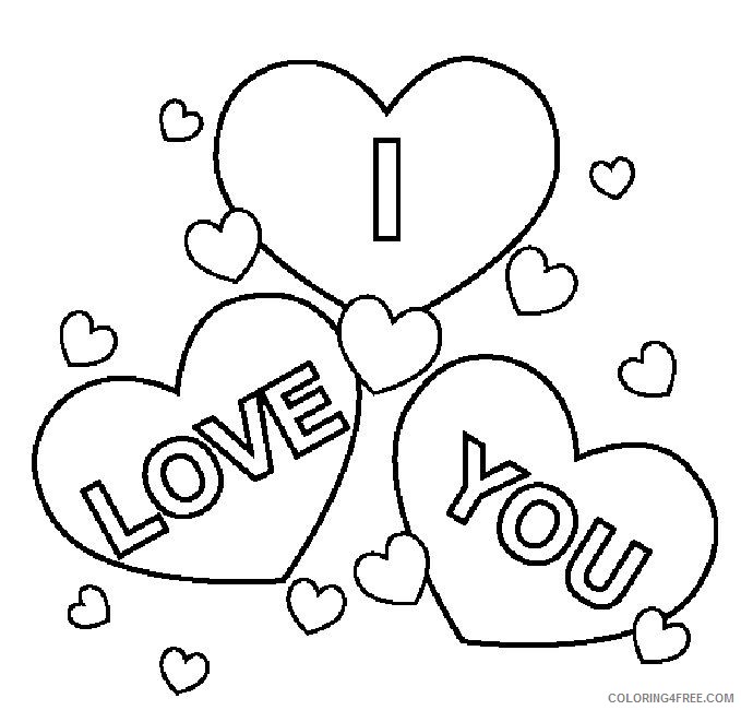 i love you coloring pages to print Coloring4free