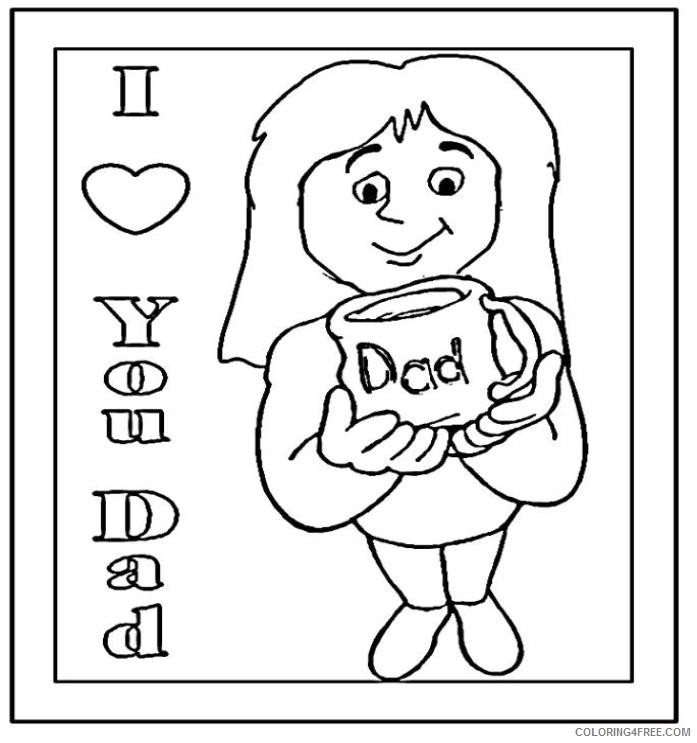 i love you dad coloring pages Coloring4free