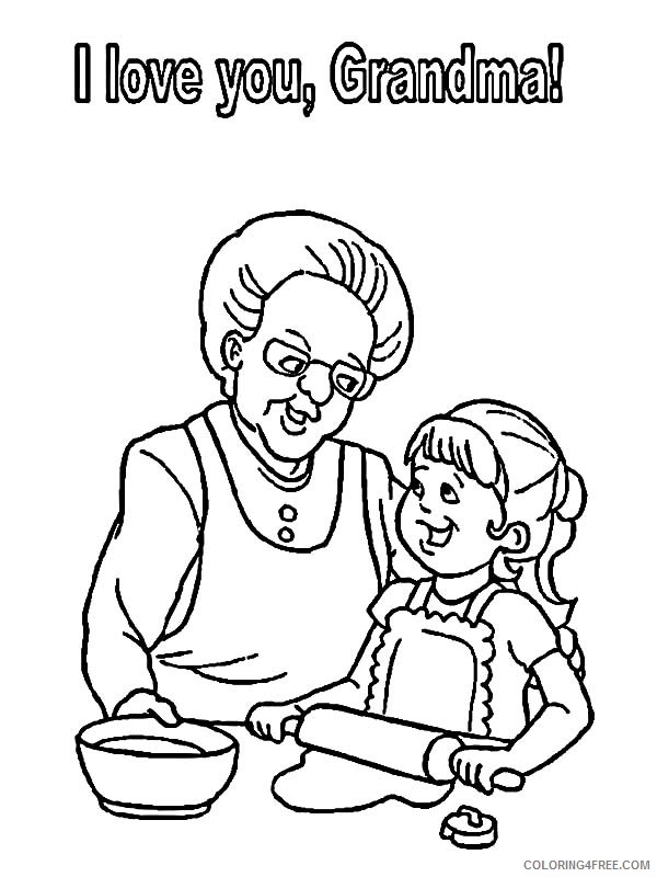 i love you grandma coloring pages Coloring4free