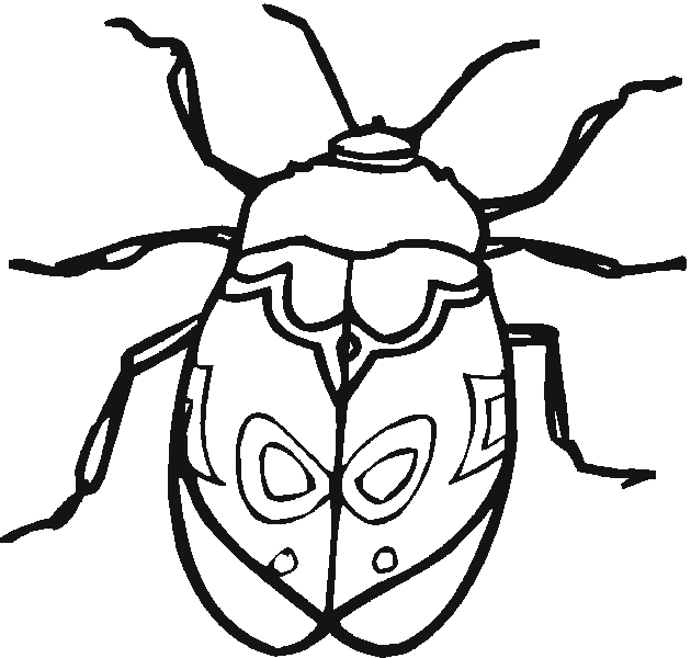insect coloring pages printable Coloring4free