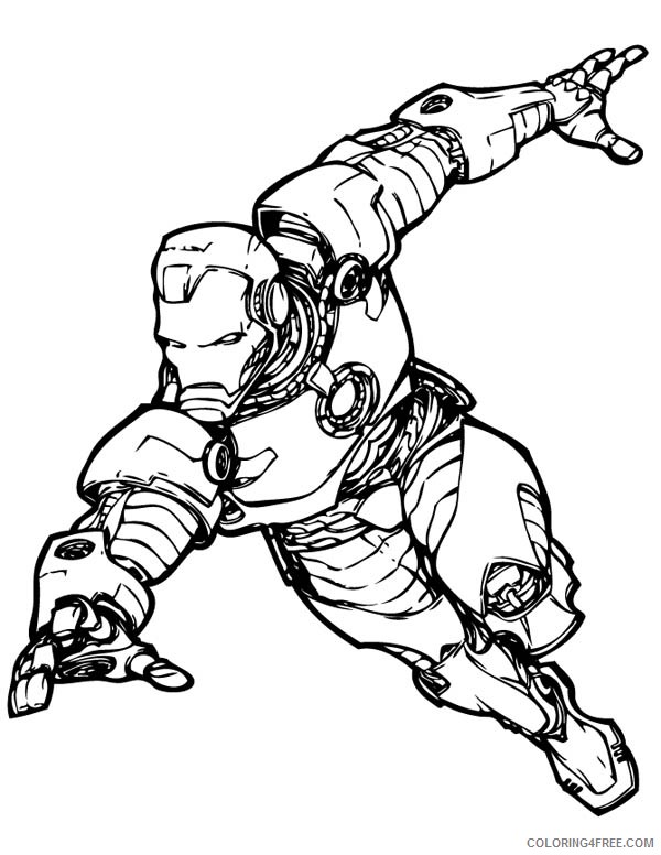 iron man avengers coloring pages Coloring4free