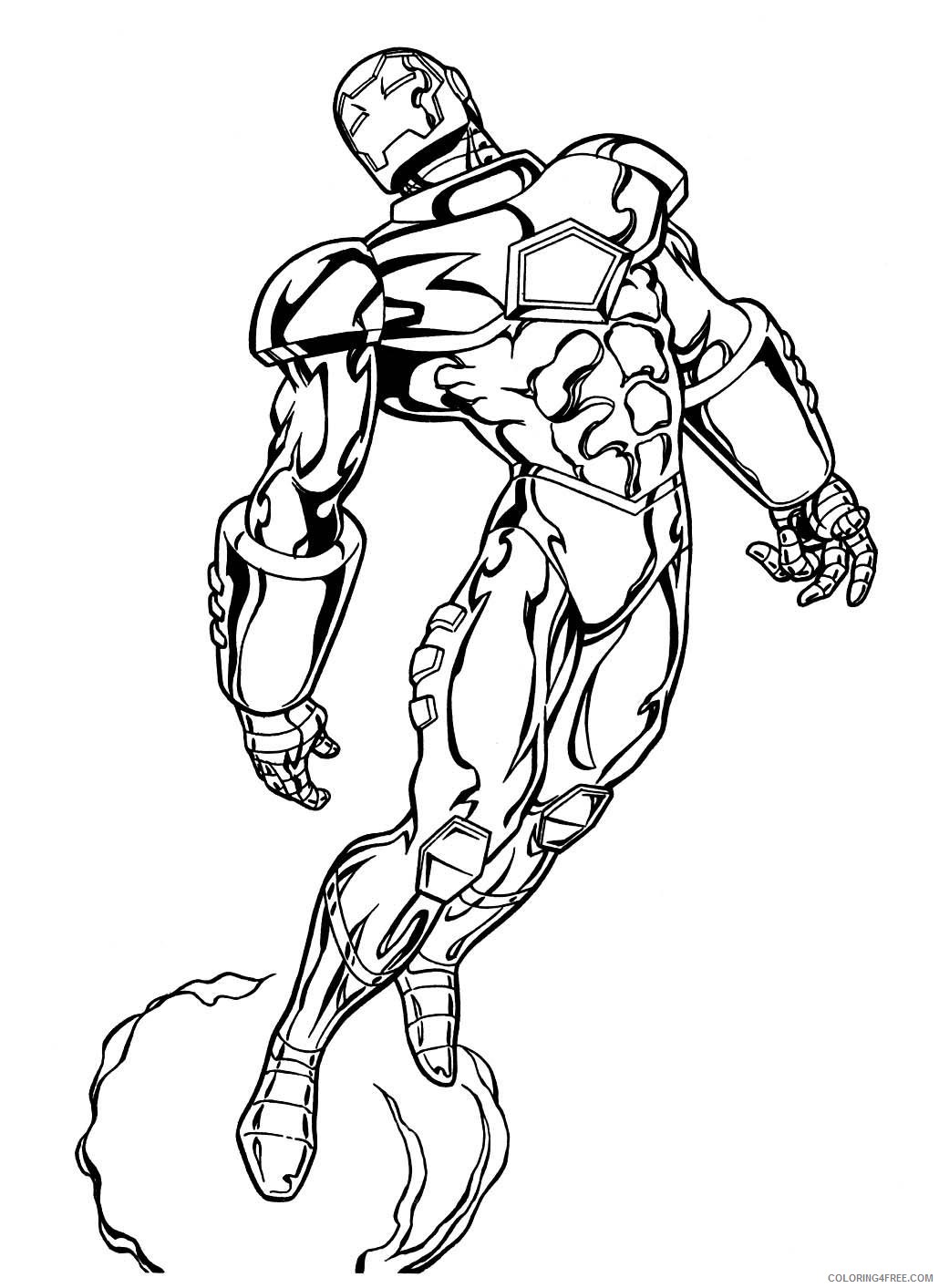 iron man marvel coloring pages Coloring4free