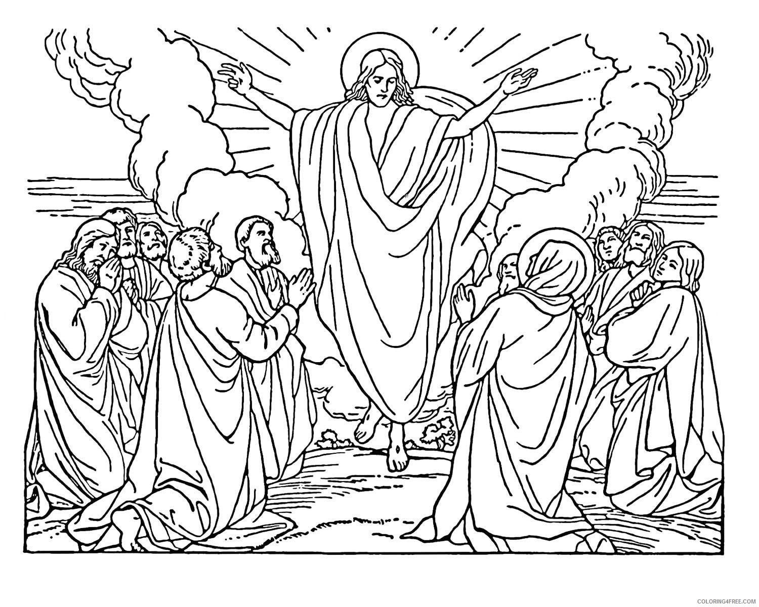 jesus bible coloring pages for adults Coloring4free