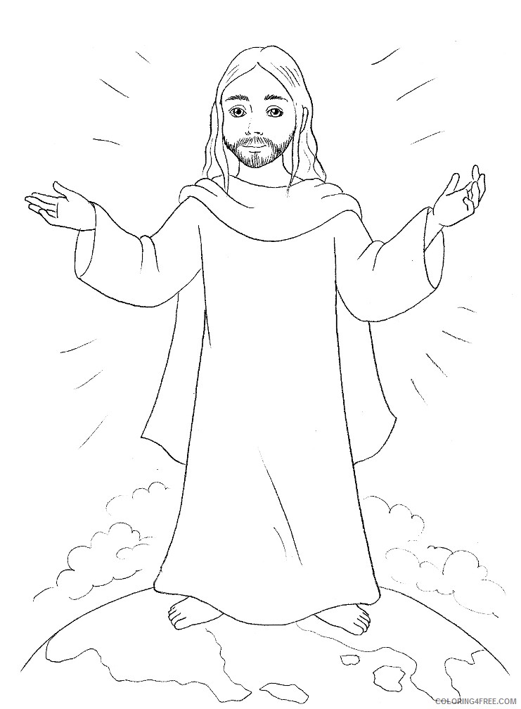 jesus coloring pages for toddler Coloring4free