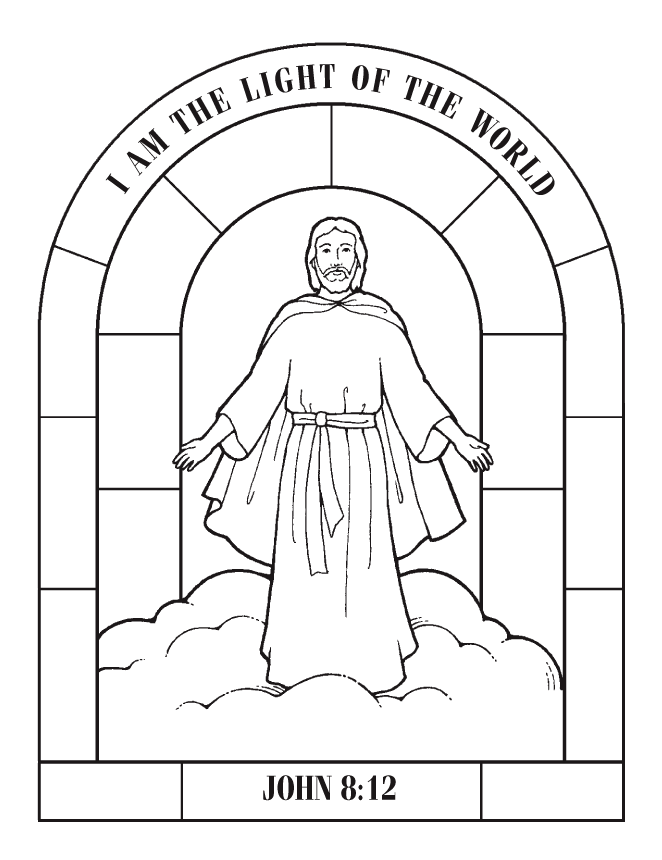 jesus coloring pages with verse Coloring4free