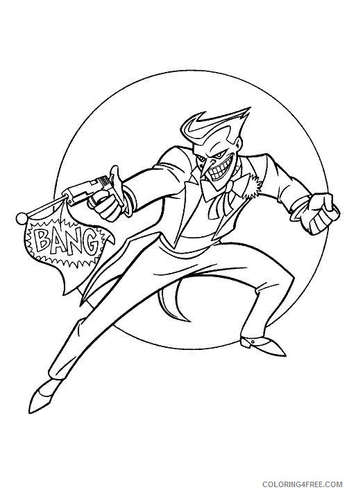 joker coloring pages for kids Coloring4free