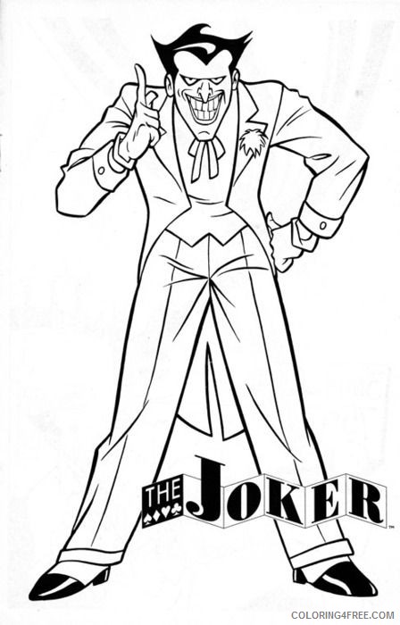 joker coloring pages to print Coloring4free